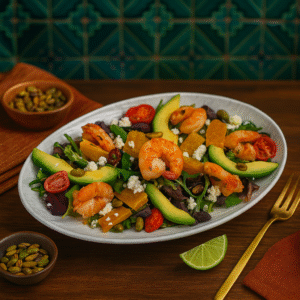 Ensalada con Camarones
